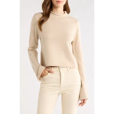 Astr The Label May Rollneck Sweater In Oatmeal