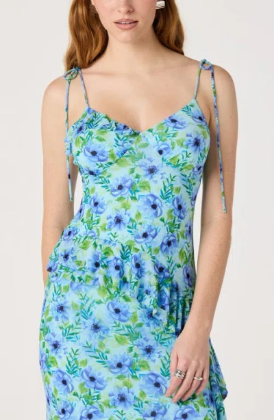 Astr The Label Mejra Floral Print Camisole In Blue