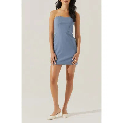 ASTR ASTR THE LABEL MELANI STRAPLESS MINIDRESS