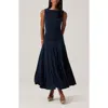Astr The Label Melisandre Sleeveless A-line Dress In Blue
