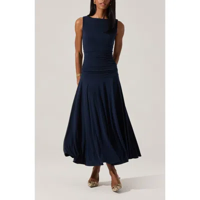 Astr The Label Melisandre Sleeveless A-line Dress In Blue