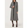 Astr The Label Melisse Longline Coat In Gray