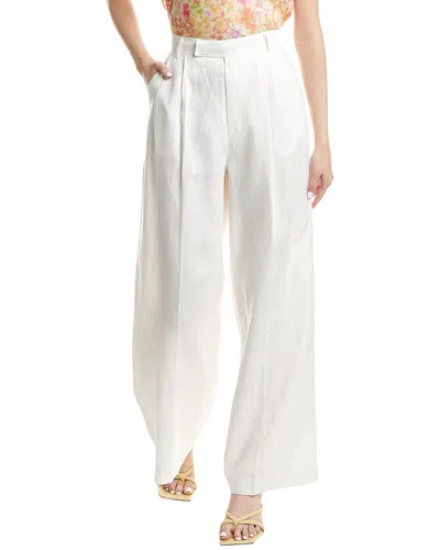 Astr The Label Milani Linen Pant In White