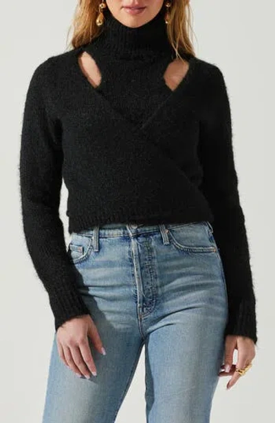 Astr The Label Natasha Sweater In Black