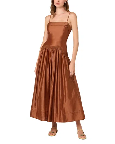 Astr Ovina Dress In Brown