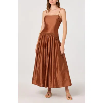 Astr The Label Ovina Party Dress In Brown