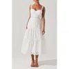 Astr The Label Pellagia Eyelet Maxi Dress In White