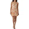 Astr The Label Pleated Tie Back Dress