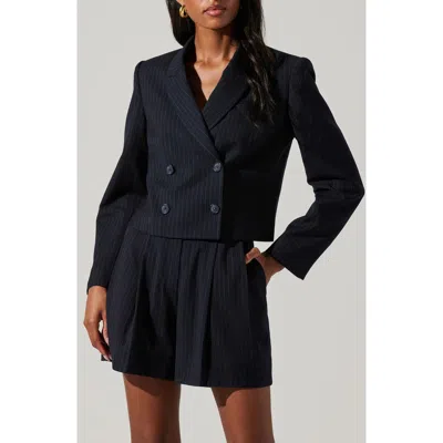 Astr The Label Preston Pinstripe Blazer