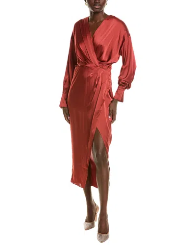 Astr The Label Sadyra Midi Dress In Pink