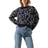 Astr The Label Saira Sweater In Animal Print