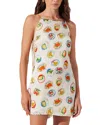Astr The Label Samira Printed Mini Dress In White