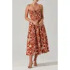 Astr The Label Sarai Floral Midi Sundress