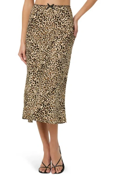 Astr The Label Satin Slip Skirt