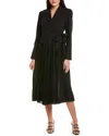 Astr The Label Sekani Mixed Media Blazer Dress In Black