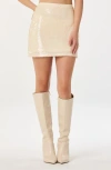 Astr The Label Sequin Miniskirt In Multi