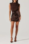 Astr The Label Sequin Skirt Minidress