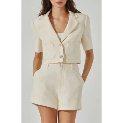 Astr The Label Siarah Jacket In White