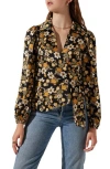 Astr The Label Side Drape Wrap Top