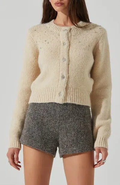 ASTR ASTR THE LABEL SIGOURNEY EMBELLISHED CARDIGAN