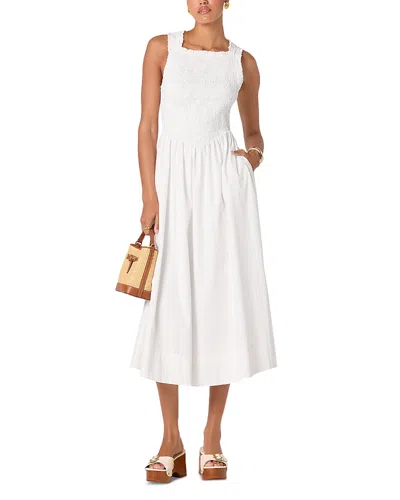 Astr The Label Sleeveless Midi Dress In White