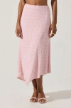 Astr The Label Smock Asymmetric Skirt In Pink