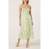 Astr The Label Smocked Maxi Dress