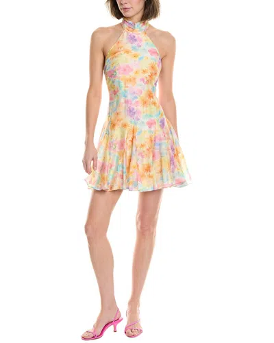 ASTR ASTR THE LABEL SOMMAR LINEN-BLEND MINI DRESS