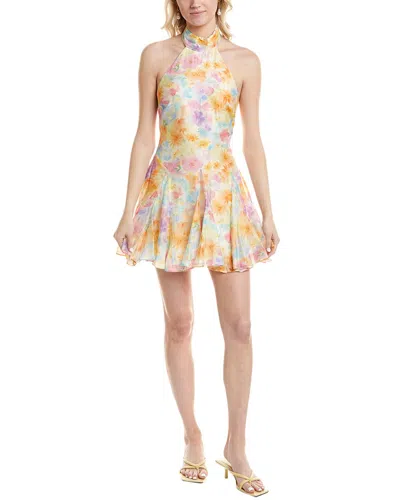 ASTR ASTR THE LABEL SOMMAR LINEN-BLEND MINI DRESS