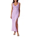 Astr The Label Sorbae Ruffle Detail Dress In Lilac
