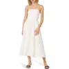 Astr The Label Strapless Cotton Eyelet Dress