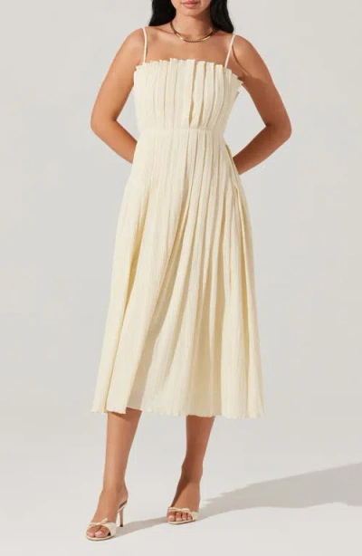 Astr The Label Sunny Pleated Crinkle Dress