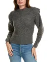 Astr The Label Tabitha Wool-blend Sweater In Blue