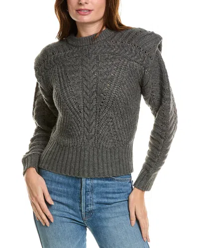 Astr The Label Tabitha Wool-blend Sweater In Blue
