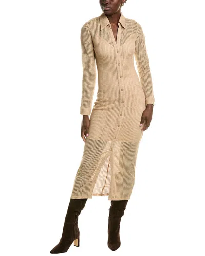 Astr The Label Tawna Shirtdress In Brown