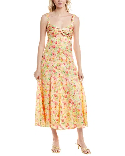 Astr The Label Twist Bust Midi Dress