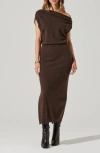 Astr Val Sweater Dress In Espresso