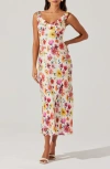 Astr The Label Zoie Floral Print Sleeveless Dress In Multi