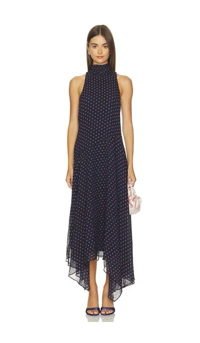 Astr Tiana Dress In Blue