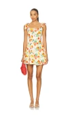 Astr The Label Tinesha Tie Strap Cotton Mini Sundress In Multi