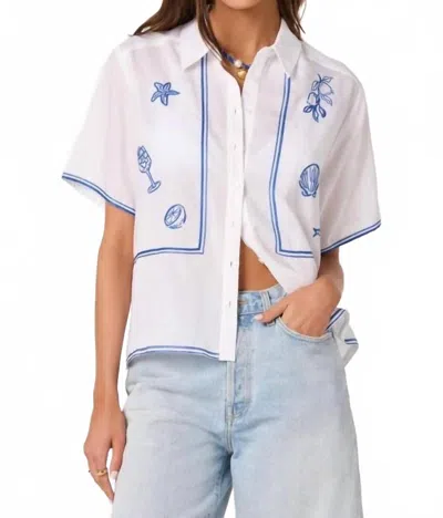 Astr Trace Shirt In White