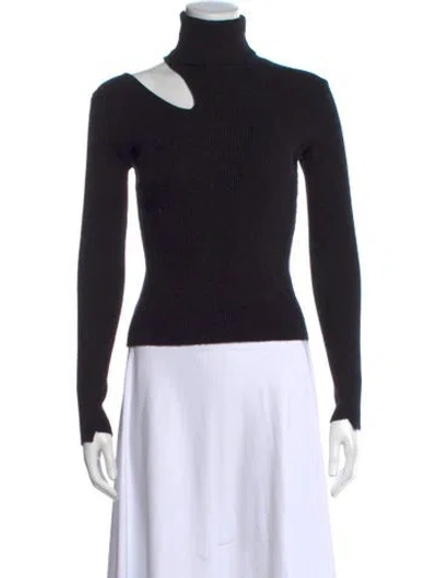 Pre-owned Astr Turtleneck Sweater In Black