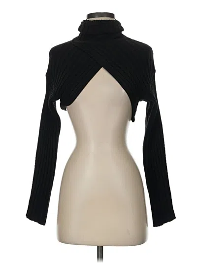 Pre-owned Astr Turtleneck Sweater In Black