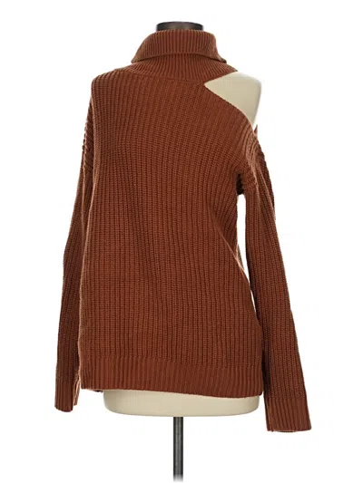 Pre-owned Astr Turtleneck Sweater In Brown
