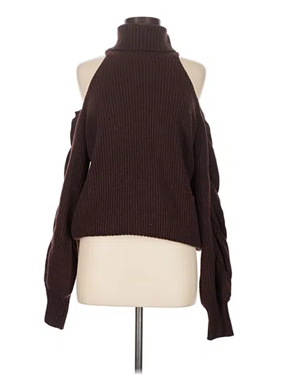 Pre-owned Astr Turtleneck Sweater In Brown