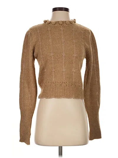 Pre-owned Astr Turtleneck Sweater In Brown