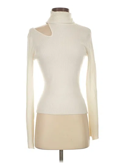 Pre-owned Astr Turtleneck Sweater In Ivory