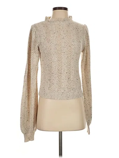 Pre-owned Astr Turtleneck Sweater In Ivory