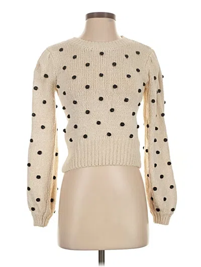Pre-owned Astr Turtleneck Sweater In Ivory
