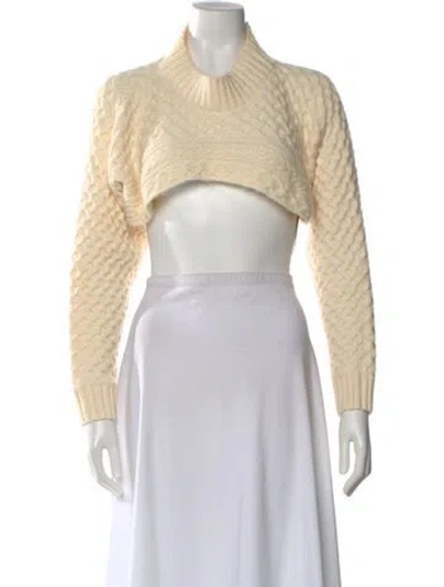 Pre-owned Astr Turtleneck Sweater In Neutral